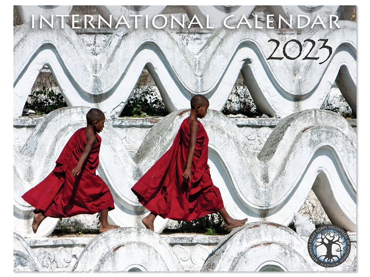 Cover of the 2023 International Calendar.